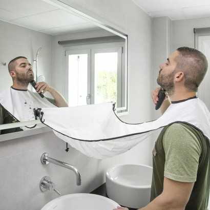 Beard-Trimming Bib with Suction Cups Bibdy InnovaGoods-Hair removal and shaving-Verais