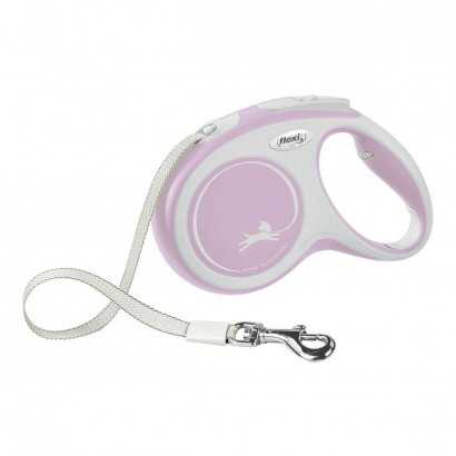 Dog Lead Flexi NEW COMFORT Pink Size M-Travelling and walks-Verais