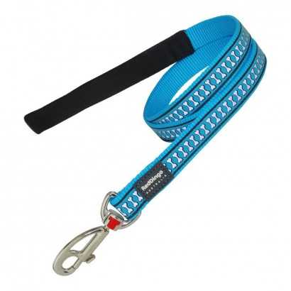 Dog Lead Red Dingo Reflective Turquoise (2 x 120 cm)-Travelling and walks-Verais