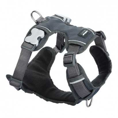 Dog Harness Red Dingo Padded Grey M-Travelling and walks-Verais