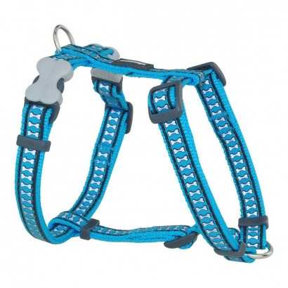 Dog Harness Red Dingo Bone Reflective 46-76 cm Turquoise-Travelling and walks-Verais