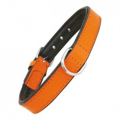 Dog collar Gloria Padded Orange (40 x 2 cm)-Travelling and walks-Verais