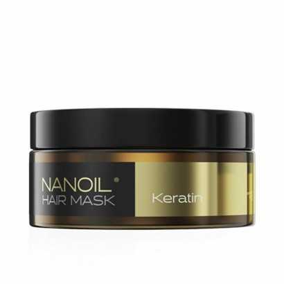 Restorative Hair Mask Nanoil Hair Mask Keratin 300 ml-Hair masks and treatments-Verais