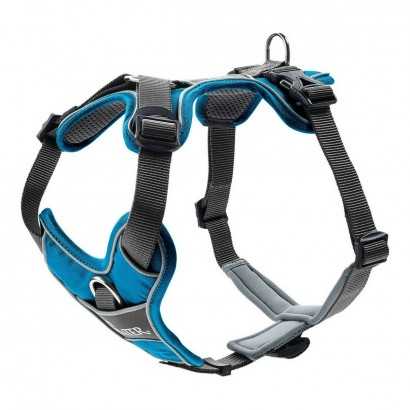 Dog Harness Hunter Divo 34-47 cm Blue XS size-Travelling and walks-Verais