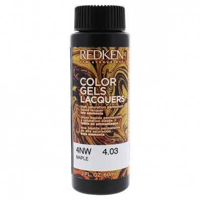 Permanent Colour Redken Color Gel Lacquers 4NW-maple (3 x 60 ml)-Hair Dyes-Verais