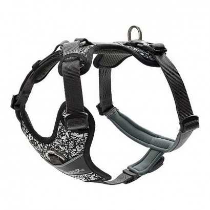 Dog Harness Hunter Divo Reflective Black/Grey M (56-73 cm)-Travelling and walks-Verais