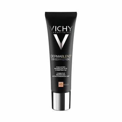 Fluid Makeup Basis Vichy Dermablend D Correction 45-gold Nº 45-gold (30 ml)-Makeup und Foundations-Verais