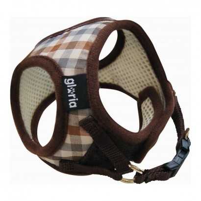 Dog Harness Gloria Checked 27-35 cm Size M-Travelling and walks-Verais
