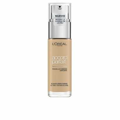 Crème Make-up Base L'Oreal Make Up Accord Parfait 3N-creamy beige (30 ml)-Make-up and correctors-Verais