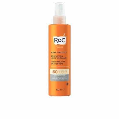 Spray Sun Protector Roc High Tolerance SPF 50 (200 ml)-Protective sun creams for the body-Verais