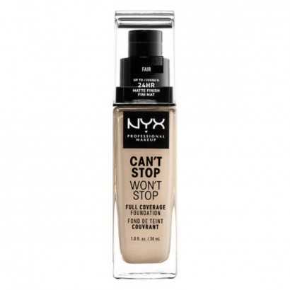 Crème Make-up Base NYX Can't Stop Won't Stop Fair (30 ml)-Make-up and correctors-Verais