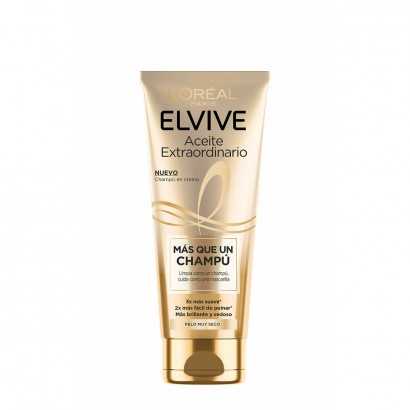 Restorative Shampoo L'Oreal Make Up Elvive Aceite Extraordinario 250 ml-Hair masks and treatments-Verais