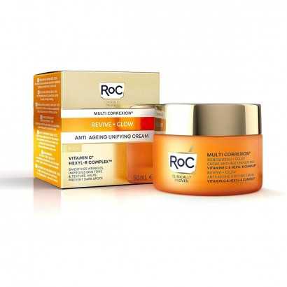 Anti-Ageing Cream Roc Multi Correxion Revive + Glow (50 ml)-Anti-wrinkle and moisturising creams-Verais