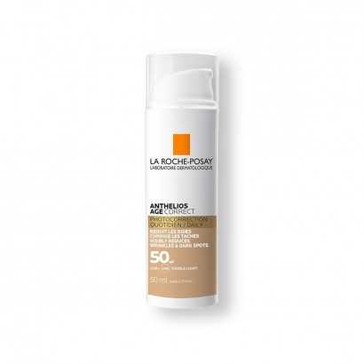Sun Protection with Colour La Roche Posay Anthelios Age Correct SPF 50 (50 ml)-Protective sun creams for the face-Verais