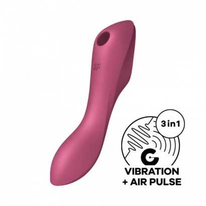 Vibratore Doppia Stimolazione Satisfyer CURVY TRINITY 3-Vibratori speciali-Verais