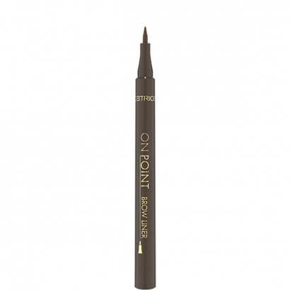Eyeliner de Sourcils Catrice On Point 040-dark brown (1 ml)-Eyeliners et crayons pour yeux-Verais