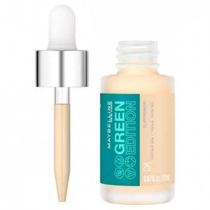 Base de maquillage liquide Maybelline Green Edition Huile Nº 25 (20 ml)-Maquillages et correcteurs-Verais