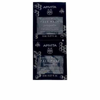 Gesichtsmaske Apivita Express Beauty Propolis (2 x 8 ml)-Gesichtsmasken-Verais