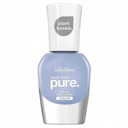 nail polish Sally Hansen Good.Kind.Pure 370-crystal blue (10 ml)-Manicure and pedicure-Verais