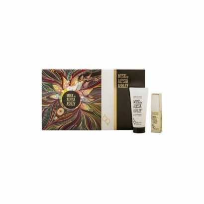 Unisex' Perfume Set Alyssa Ashley Musk 2 Pieces-Cosmetic and Perfume Sets-Verais