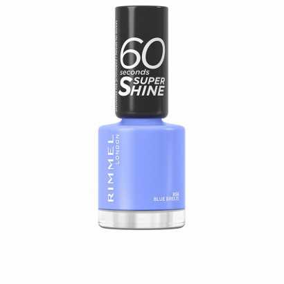 Pintaúñas Rimmel London 60 Seconds Super Shine Nº 856 Blue breeze 8 ml-Manicura y pedicura-Verais