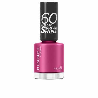 nail polish Rimmel London 60 Seconds Super Shine Nº 321 Pink fields 8 ml-Manicure and pedicure-Verais