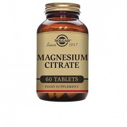 Magnesiumzitrat Solgar Citrato De Magnesio (60 uds)-Nahrungsergänzungsmittel-Verais