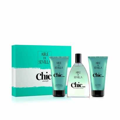 Women's Perfume Set Aire Sevilla Chic… 3 Pieces-Cosmetic and Perfume Sets-Verais