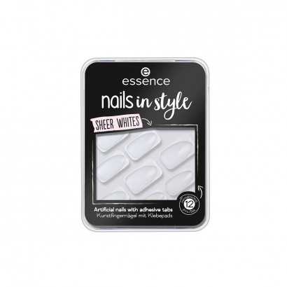 Unghie Finte Essence Nails In Style 11-sheer whites 12 Unità-Manicure e pedicure-Verais