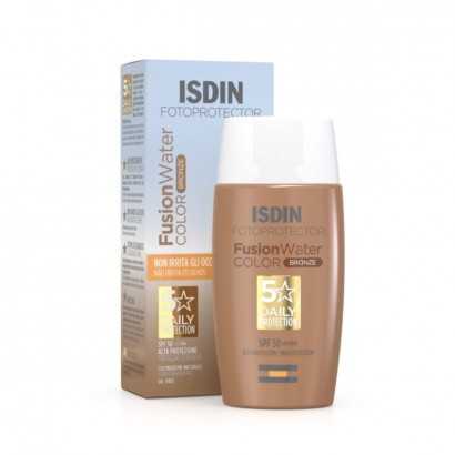 Sonnenschutz mit Farbe Isdin Fusion Water Spf 50 Dark 50 ml-Sonnenschutz fürs Gesicht-Verais