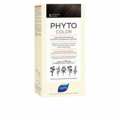 Coloration Permanente PHYTO PhytoColor 5-castaño claro Sans ammoniaque-Teintures capillaires-Verais