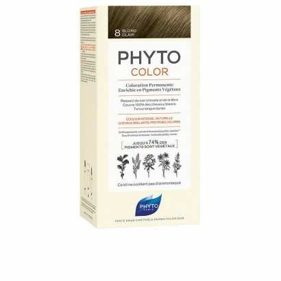 Coloración Permanente PHYTO PhytoColor 8-rubio claro Sin amoniaco-Tintes de pelo-Verais