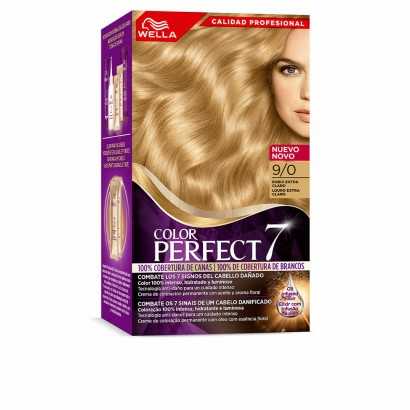Permanent Dye Wella Color Perfect 7 Nº 9/0 Grey Hair 60 ml Bright Blonde-Hair Dyes-Verais