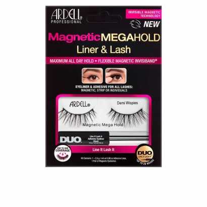 Set of false eyelashes Ardell Magnetic Megahold Liner Lash (2 Units)-Cosmetic and Perfume Sets-Verais
