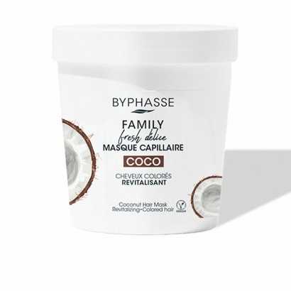 Revitalising Mask Byphasse Family Fresh Delice Coconut Coloured hair (250 ml)-Hair masks and treatments-Verais