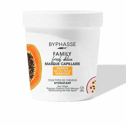 Feuchtigkeitsspendende Maske Byphasse Family Fresh Delice Papaya Passionsfrucht 250 ml-Haarkuren-Verais