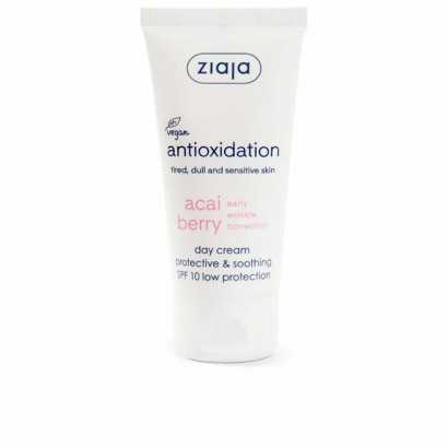 Facial Cream Ziaja Acai Antioxidant Acai Spf 10 50 ml-Anti-wrinkle and moisturising creams-Verais