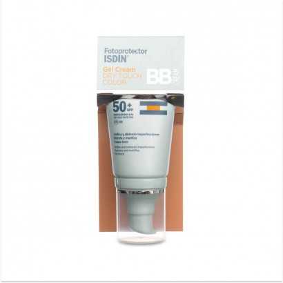 Hydrating Cream with Colour Isdin Fotoprotector Gel SPF 50+ 50 ml-Make-up and correctors-Verais