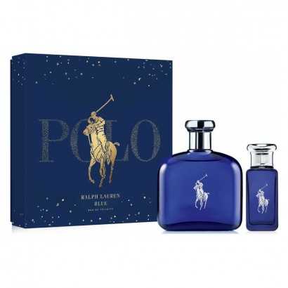 Men's Perfume Set Ralph Lauren Polo Blue-Cosmetic and Perfume Sets-Verais