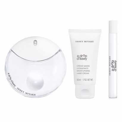 Women's Perfume Set Issey Miyake A Drop D´Issey 3 Pieces-Cosmetic and Perfume Sets-Verais