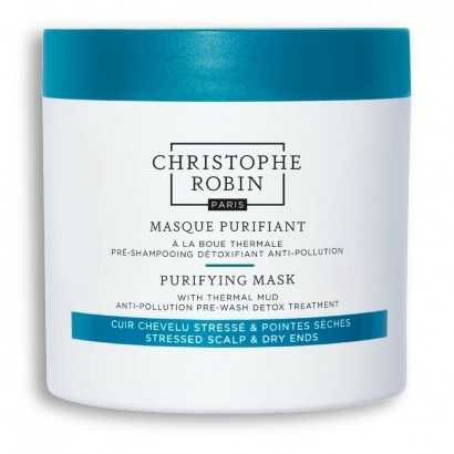 Hair Mask Christophe Robin Purifying Mud 250 ml-Hair masks and treatments-Verais