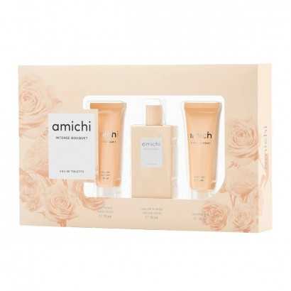 Women's Perfume Set Amichi Intense Bouquet 3 Pieces-Cosmetic and Perfume Sets-Verais