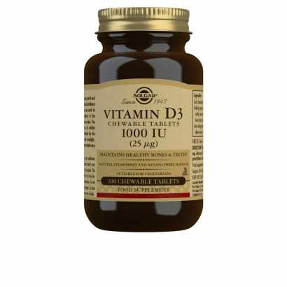 Vitamin D3 (Cholecalciferol) Solgar 1000 iu (100 tablets)-Food supplements-Verais