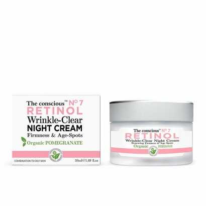 Anti-Wrinkle Night Cream The Conscious Retinol Pomegranate 50 ml-Anti-wrinkle and moisturising creams-Verais