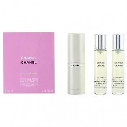 Women's Perfume Set Chance Eau Fraiche Chanel Chance Eau Fraiche (3 pcs)-Cosmetic and Perfume Sets-Verais
