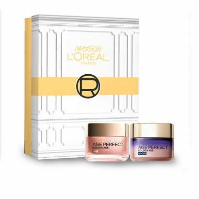 Cosmetic Set L'Oreal Make Up Age Perfect Anti-ageing 2 Pieces-Cosmetic and Perfume Sets-Verais