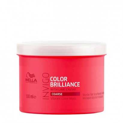 Colour Protector Cream Wella Invigo Color Brilliance Thick hair 500 ml-Hair masks and treatments-Verais