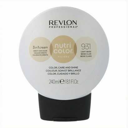 Permanent Dye Nutri Color Filters Revlon Nutri Color 931 Beige 240 ml (240 ml)-Hair masks and treatments-Verais