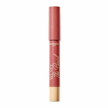 Lipstick Bourjois Velvet The Pencil 1,8 g Bar Nº 04-less is brown-Lipsticks, Lip Glosses and Lip Pencils-Verais