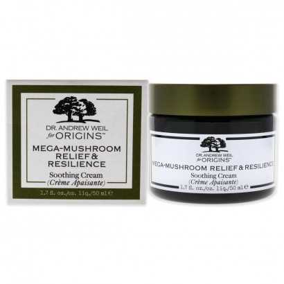 Intensive Moisturising Cream Origins Mega Mushroom Soothing (50 ml)-Anti-wrinkle and moisturising creams-Verais